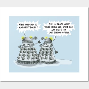 Ctrl Alt Dalek ~ The Blue Screen of Dalek Posters and Art